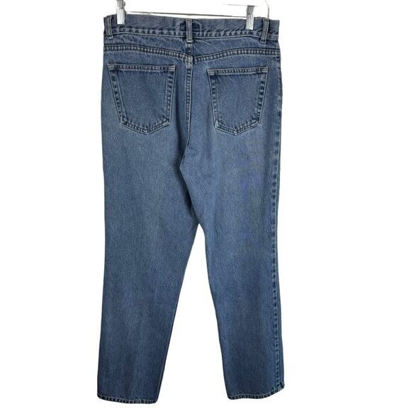 Vintage Esprit 100% Cotton Medium Wash Straight Leg High Rise Denim Jeans Size 9 - Picture 2 of 5